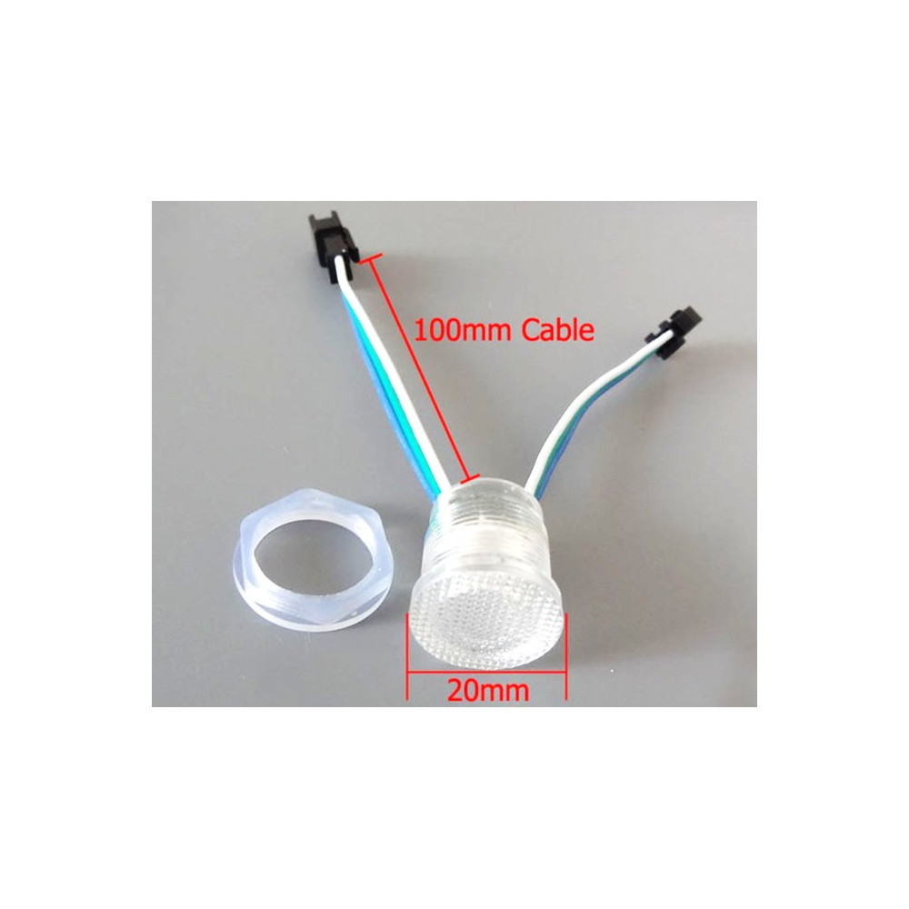 MODUŁ CYFROWY LED piksel RGB WS2811 IP68 20szt