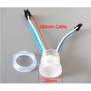 MODUŁ CYFROWY LED piksel RGB WS2811 IP68 20szt