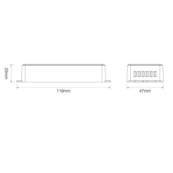 ODBIORNIK STREFOWY LED 2w1 MiLight FUT035P+ 20A