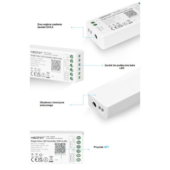 ODBIORNIK STREFOWY LED MONO  MiLight FUT036W