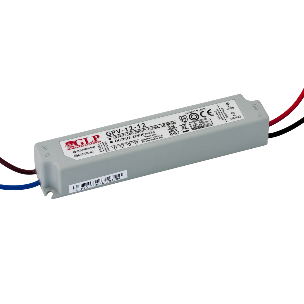 Zasilacz hermetyczny LED GPV 12-12 1A 12W 12V IP67