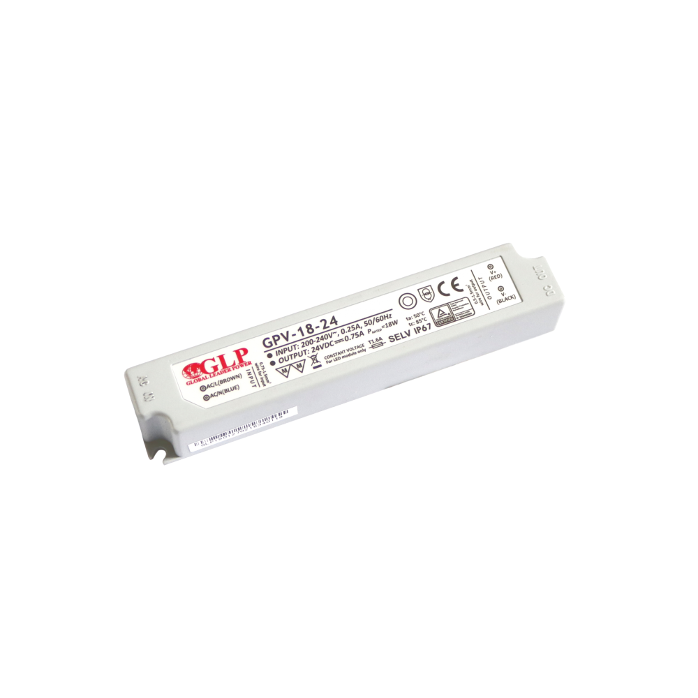 Zasilacz hermetyczny LED GPV 18-24 0.75A 18W 24V IP67