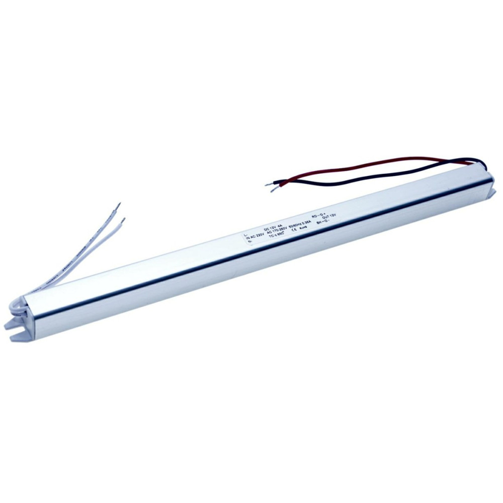 Zasilacz LED meblowy 48-12 | 48W 4A 12V slim