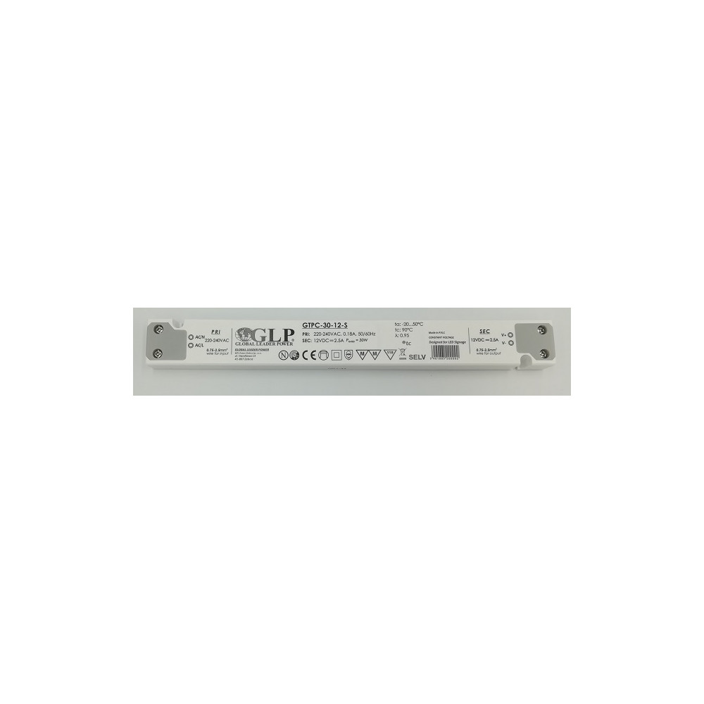 Zasilacz LED modułowy GTPC-30-S 30W 12V slim