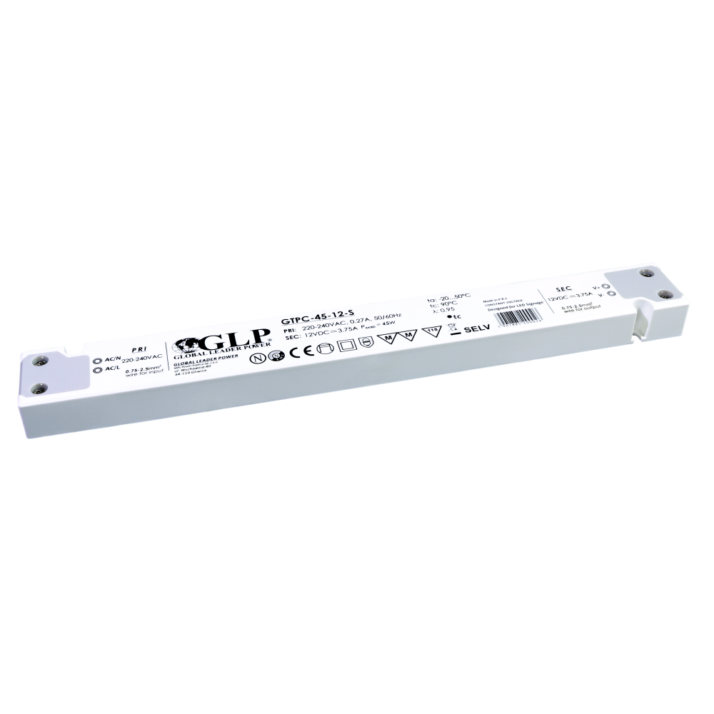 Zasilacz LED modułowy GTPC-45-S 45W 12V slim