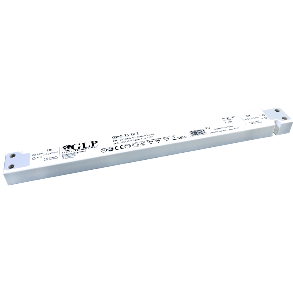 Zasilacz LED modułowy GTPC-75-S 75W 12V slim