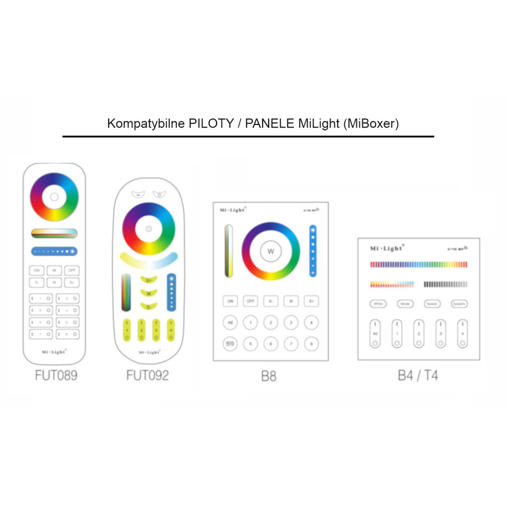 MiLight Lampa ogrodowa LED 9W RGB + CCT FUTC02