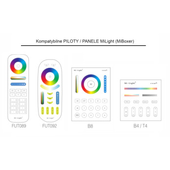 MiLight Lampa ogrodowa LED 9W RGB + CCT FUTC02