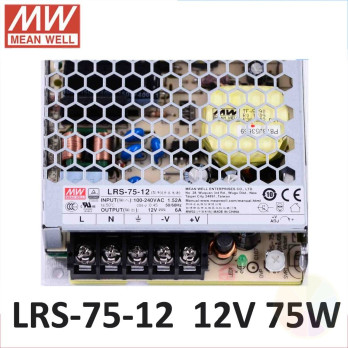 Zasilacz modułowy Mean Well LRS-75-12 | 12V 6A 75W