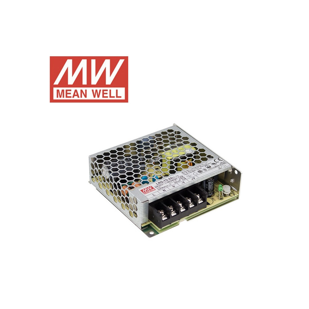 Zasilacz modułowy Mean Well LRS-75-24 | 24V 3.2A 75W