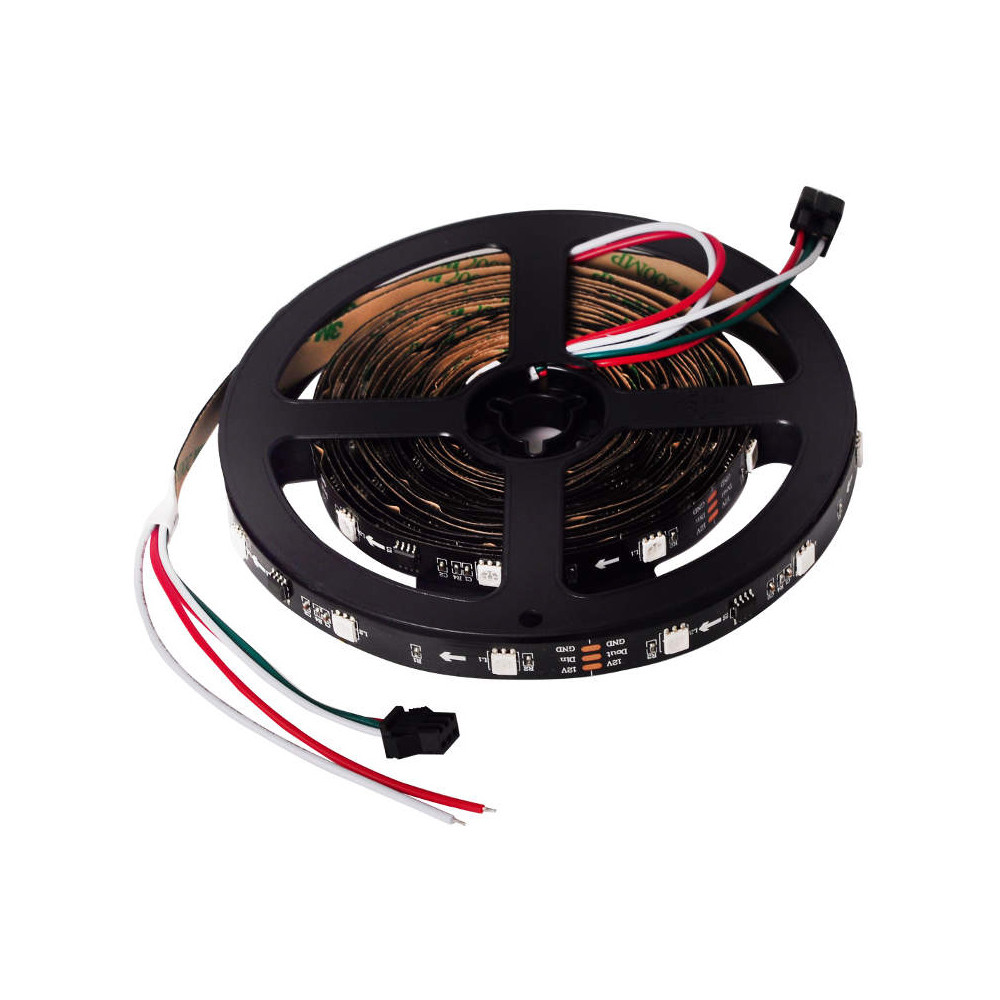 5m zestaw LED cyfrowy muzyczny RGB 7,2W 12V WS2811  30LED/m