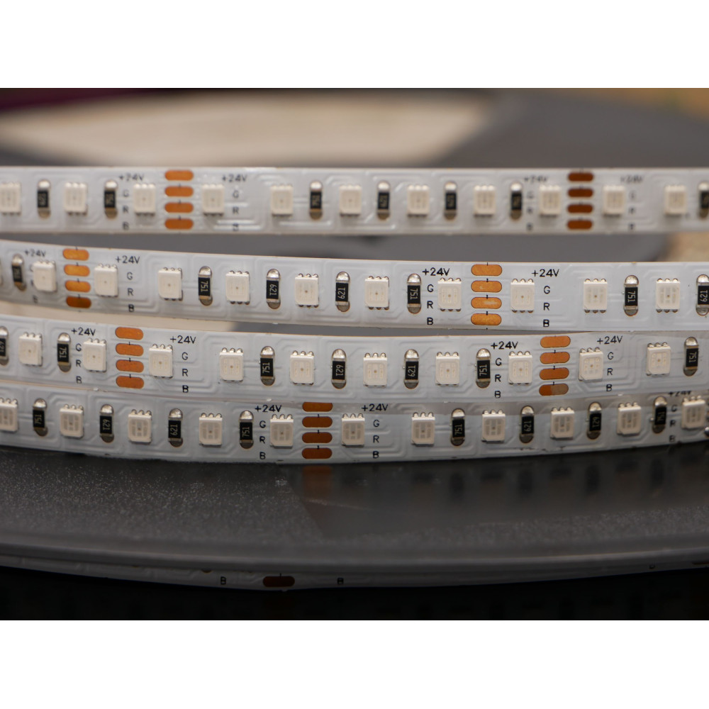 Taśma LED SMD2835 RGB 14,4W 24V 120LED/m 8mm - 1 metr