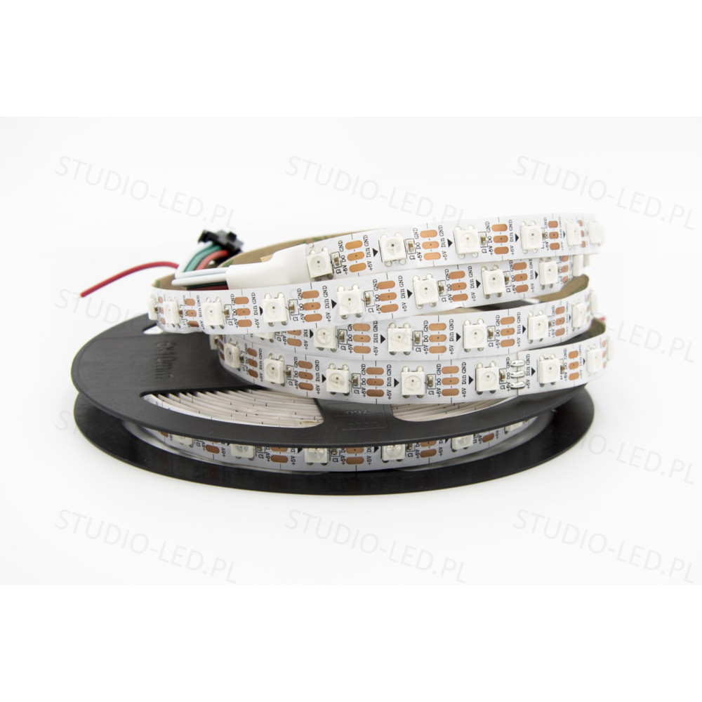 Taśma LED cyfrowa RGB 14,4W 5V WS2812B 60 LED/m - 5 metrów