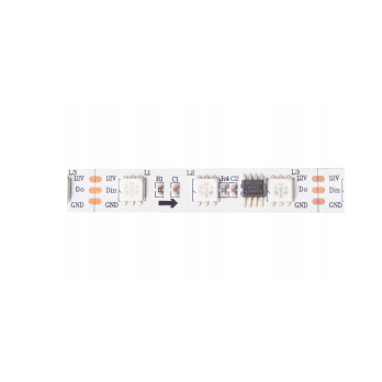 Taśma LED cyfrowa RGB 14,4W 12V WS2811 60 LED/m - 5 metrów