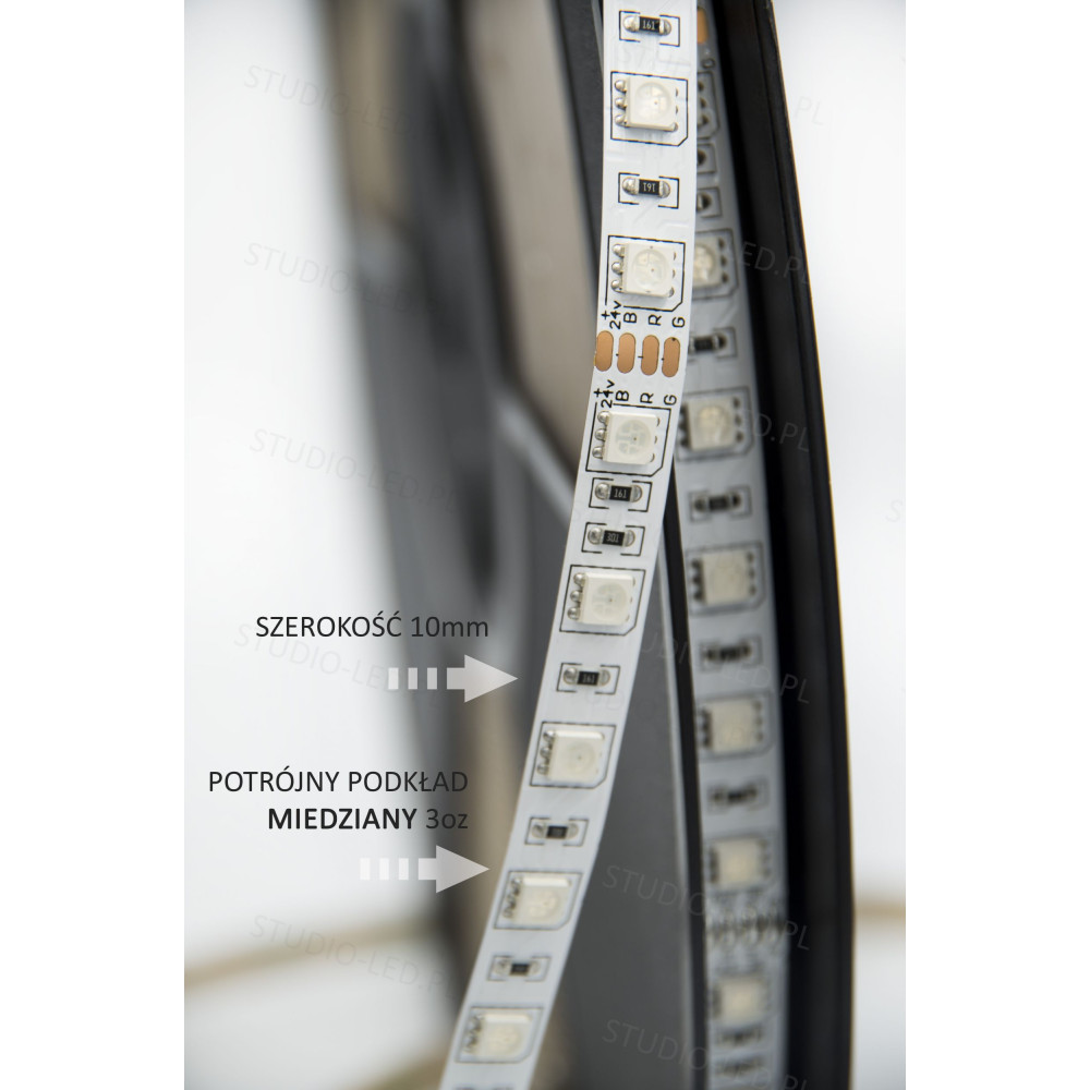 Zestaw 20m LED RGB profesjonalny 24V 60d/m